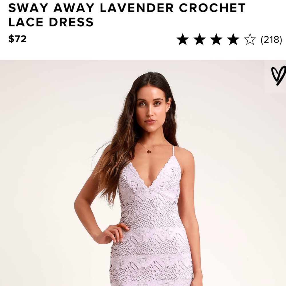 NWOT Lulu’s Sway Away Lace Midi Dress